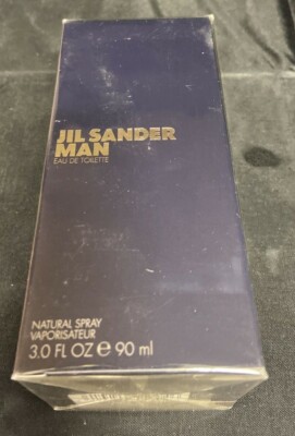Jil Sander MAN Eau de Toilette Natural Spray for Men 3.0 fl oz New In Box Sealed