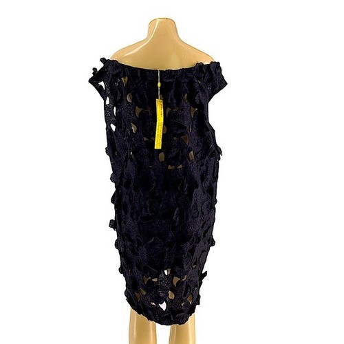 Catherine Malandrino Black Lace Cutout Dress - Picture 4 of 11