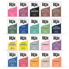 Rit Powder Dye For Fabrics 31.9g Box White Wash Colour Remover Sunguard