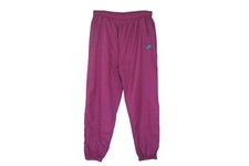 Vintage NIKE Track Pants Size XL purple 90s retro sport training trousers
