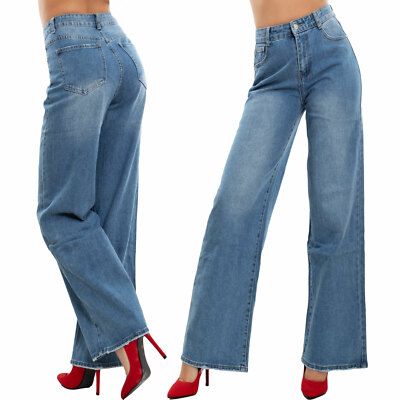 TOOCOOL VI-11835 Women's Boyfriend Jeans Flare High Waist Pants Spring