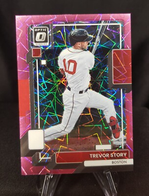2022 Panini Donruss Optic - Trevor Story - Pink Velocity - Red Sox /249