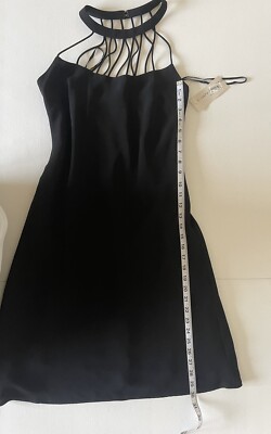 Evan Picone Women's Black Elegant Sleeveless Halter Dress s 6 | eBay