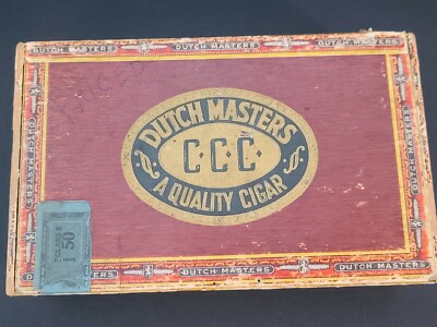 Vintage Dutch Masters Cigar Box 2 For 25 Cents | eBay