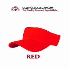   Plain Cotton Visor back Sun Beach Adjustable Hat Golf Tennis Cap Sun Visor Hat