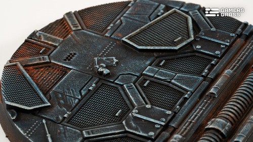 Gamers Grass Spaceship Corridor - Round 80mm (x1) New - Picture 3 of 4