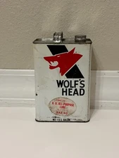 WOLF'S HEAD OIL REFINING CO. CAN H. D. ALL PURPOSE LUBE 1 GALLON SAE 90 2260-12