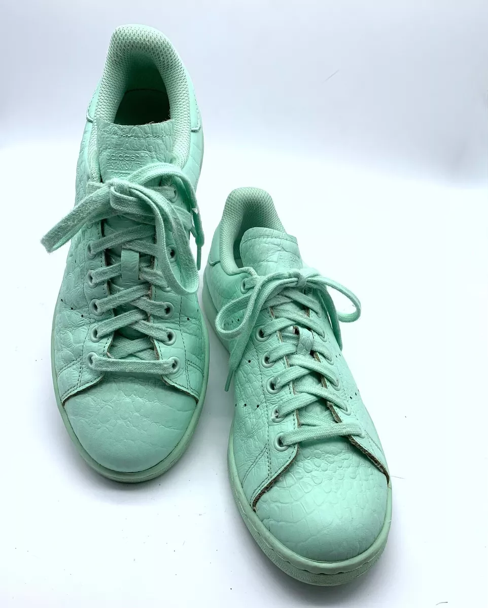 forskel Pol Solrig Women&#039;s ADIDAS Mint Green Stan Smith Originals Faux Alligator Sneaker  Shoe 8.5 | eBay