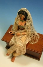 1:12 scale Miniature Doll Art Tutorial By DANA BURTON Hair/Pattern/Clothes SATI