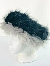 Women Winter Headband Thermal Lined Earmuff Fluffy Russian Hat Faux Fur