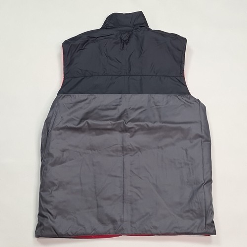 🚨 Nike Air Jordan 545949 606 Reversible Thermore Red Grey Winter Vest Men SZ S - Picture 7 of 13