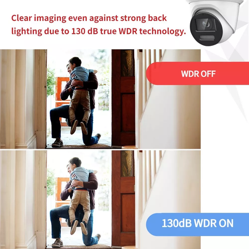 HIK DS-2CD2387G2-LU 2.8mm 4K 8MP ColorVu Fixed Turret IP Camera PoE Mic - Picture 9 of 11
