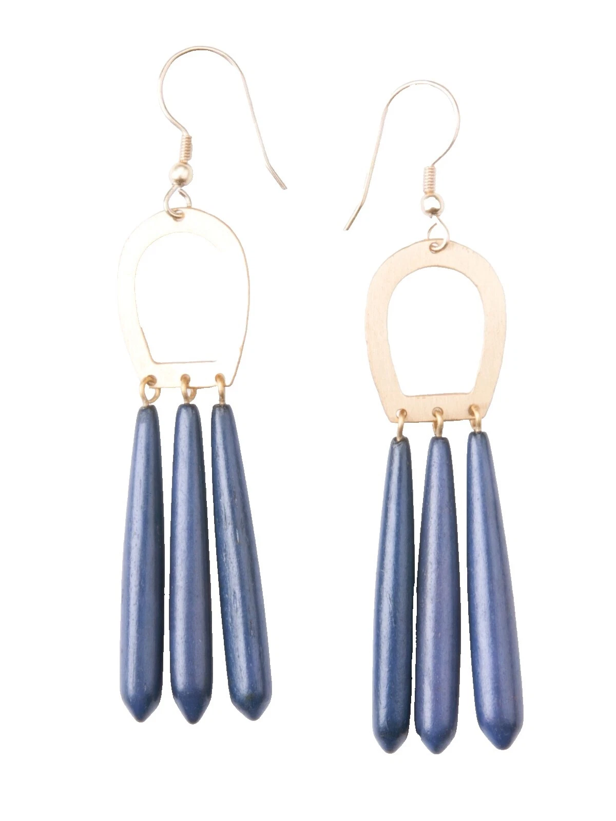 Pendientes artesanales de HUESO