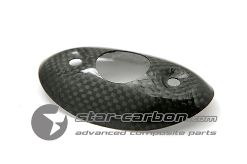 PARACALORE COPRIVALVOLA FIBRA DI CARBONIO DUCATI HYPERMOTARD 796 1100 - Imagen 2 de 2