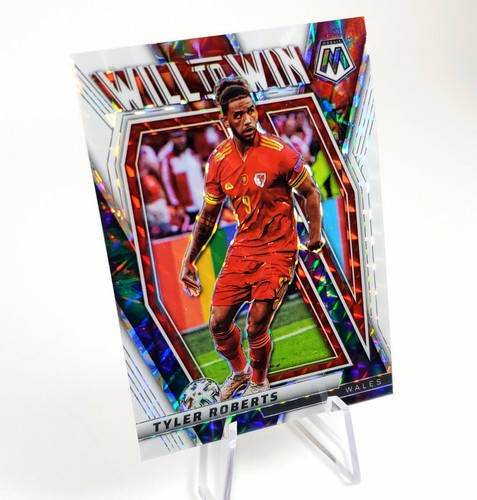 2021-22 Mosaic Tyler Roberts World Cup Wales Silver Mosaic Prizm Will to Win - Bild 3 von 12