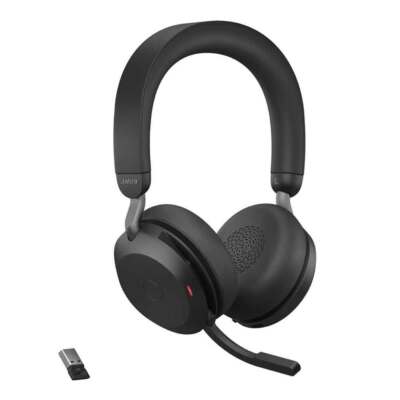 Jabra Evolve2 75 Wireless PC Headset schwarz Office Kopfhörer