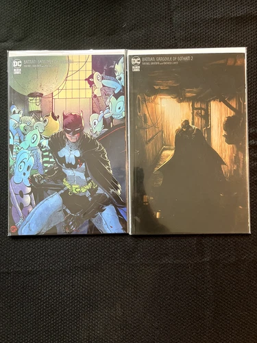 Batman: Gargoyle of Gotham #1 & #2 (Pope and Grampa Variants) 2023: NM 9.4+