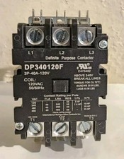 3 PHASE 120v Coil Contactor  DP340120F 3 Pole 40FLA 120V Coil; Free Shipping