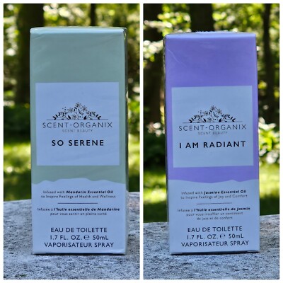 Scent Organix Scent Beauty With Essential Oils U PICK I am Radiant Or So Serene