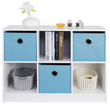 6 Cube Storage organizer Durable Bookcase Shelves Storage Rack Office/Home Use