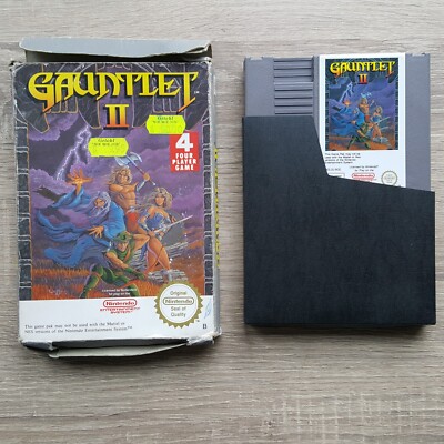 Nintendo NES Spiel Gauntlet II 2 in OVP PAL B (OVP schlecht)