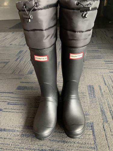 Hunter Original Quilted Cuff Rain Boots 