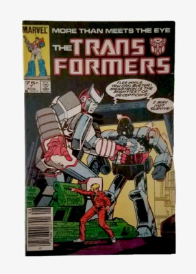 TRANSFORMERS #7 Marvel Comics 1985 Megatron VF