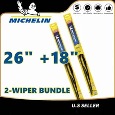 Matched Set of 2  Wipers 26"+18" For Michelin Wiper Blades - 32-260 32-180