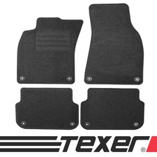 Fussmatten für Audi A6 C6 4F Bj. 2004-2006 Graphit / Anthrazit Textil Fußmatten