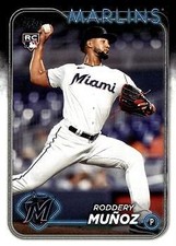 2024 Topps Update #US322 Roddery Munoz Miami Marlins Rookie Card RC