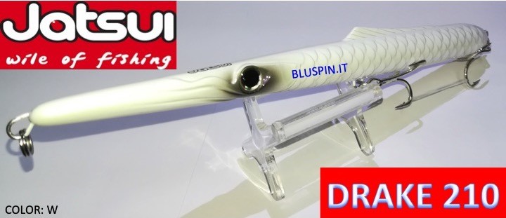 JATSUI DRAKE 210 Skipping Lure “Floating“210mm 30g (ARMATURA PASSANTE) COL. W