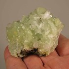2.6" Green PREHNITE & QUARTZ Crystals Cluster - Imilchil, Morocco — photo 8