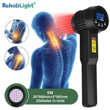 5W Red Light Phototherapy Cold Laser Treatment 808nm 905nm for Chronic Wounds