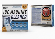 Ice Machine Cleaner Maker Descaler - 24 Clean Tablets, Sealed  100 Satisfaction