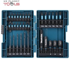 Makita B-66896 33 Piece Black Impact Torsion Screwdriver Bit Set High Durability