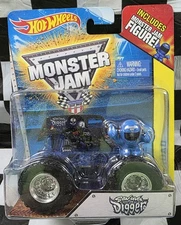 2014 Hot Wheels Monster Jam Son-uva Digger  🔵w/ Figure🔵 New/Factory Sealed