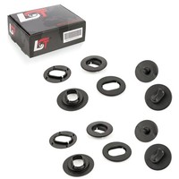 Set Satz FußMatten Bodenbefestigungs Clips Klemmen FüR Ford Focus II 2 DA C-MAX