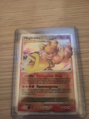 Pokemon Mysterious Treasures Magbrant Magmortar LV.X 123/123 Deutsch