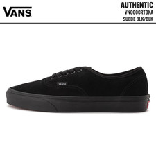 VANS AUTHENTIC VN000CRTBKA SUEDE BLK BLK Unisex Sneakers