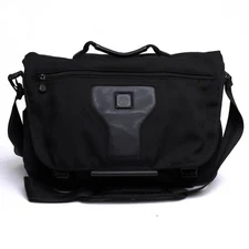 Import duty included  TUMI TTech Adventure Messenger Bag Black Nylon  57175D