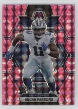 2023 Panini Mosaic Pink Camo Mosaic Prizm Micah Parsons #58 00em