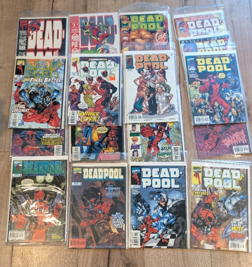 15 Deadpool Comic Book Lot #3-54 (Marvel, 1997-2000) The Circle Chase