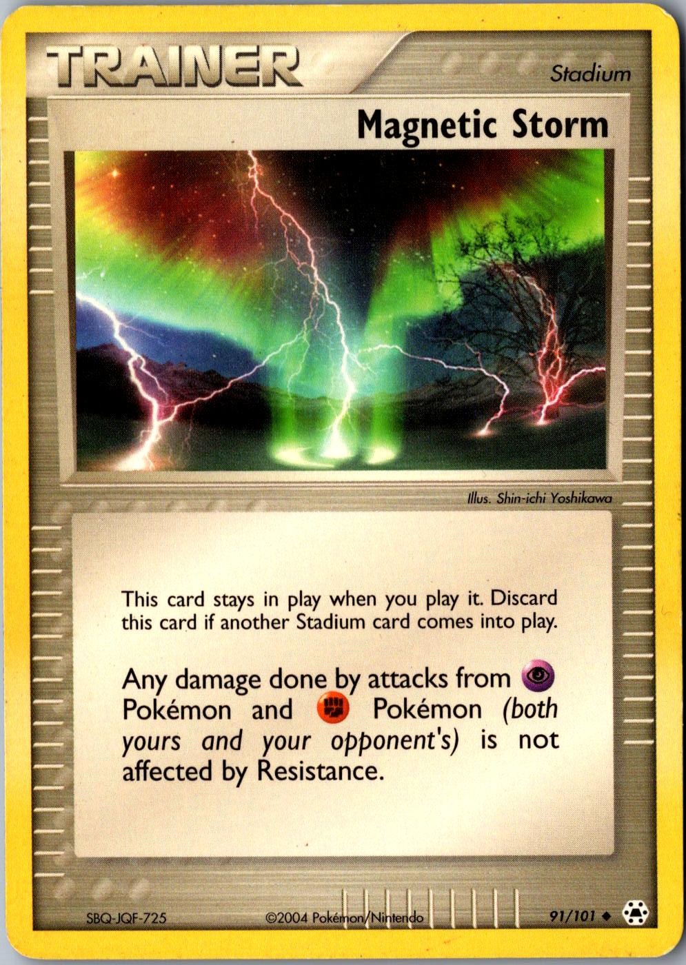 Magnetic Storm 91/101 Uncommon Hidden Legends MP Pokemon Card