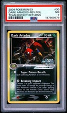 Pokemon Dark Ariados EX Team Rocket Returns Reverse Holo #30 PSA 7 Gem Mint on eBay