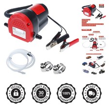 Pompa estrattore fluido olio/diesel compatta 12V per auto, camper e trattori