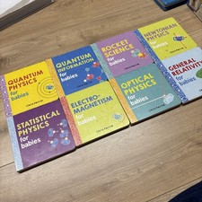 Quantum Physics, Information, Physics, for Babies Chris Ferrie Board Lot-GOOD