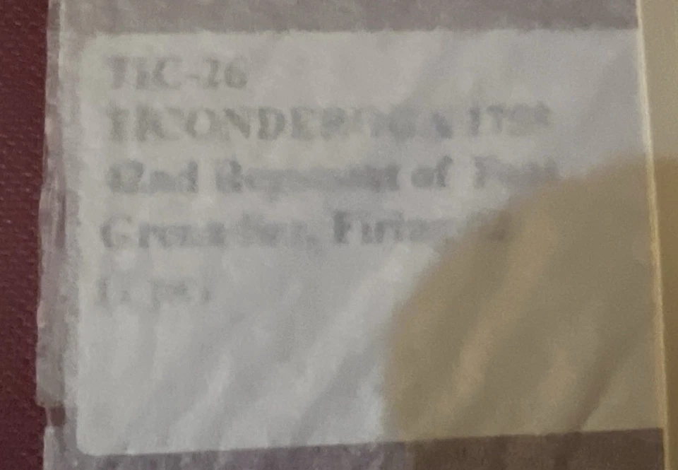 JOHN JENKINS TICONDEROGA TIC-26 BRITÁNICO 42DO REGT GRANADERO DE PIE DISPARO Foto 2 de 3