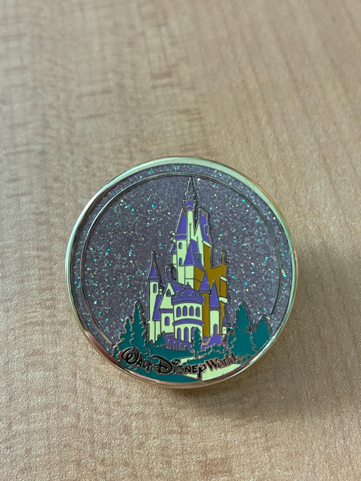 Disney Sparkle Compact Series - Princess Belle - Beauty & the Beast  2003 Pin