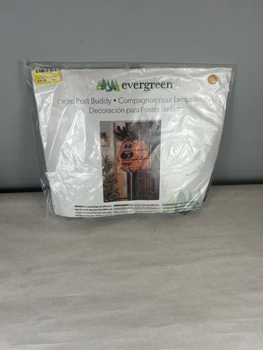Evergreen Lamp Post Buddy Reindeer Outdoor Christmas Decoration Sealed New