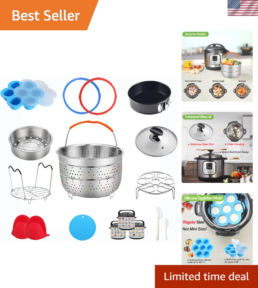 Accessories For 6 Qt Instant Pot: 17-piece Collection